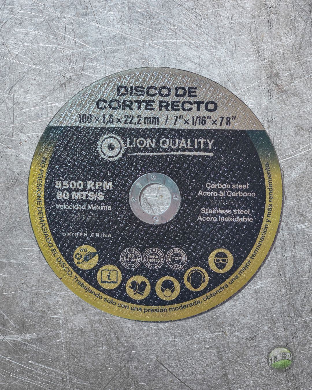 Discos de Corte 7' para Metal | Segitec®